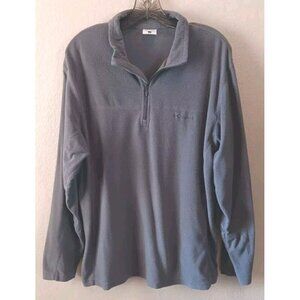 3/10 COLUMBIA 1/4 Zip Sweatshirt  Jacket Shirt Long Sleeve Soft Gray M
